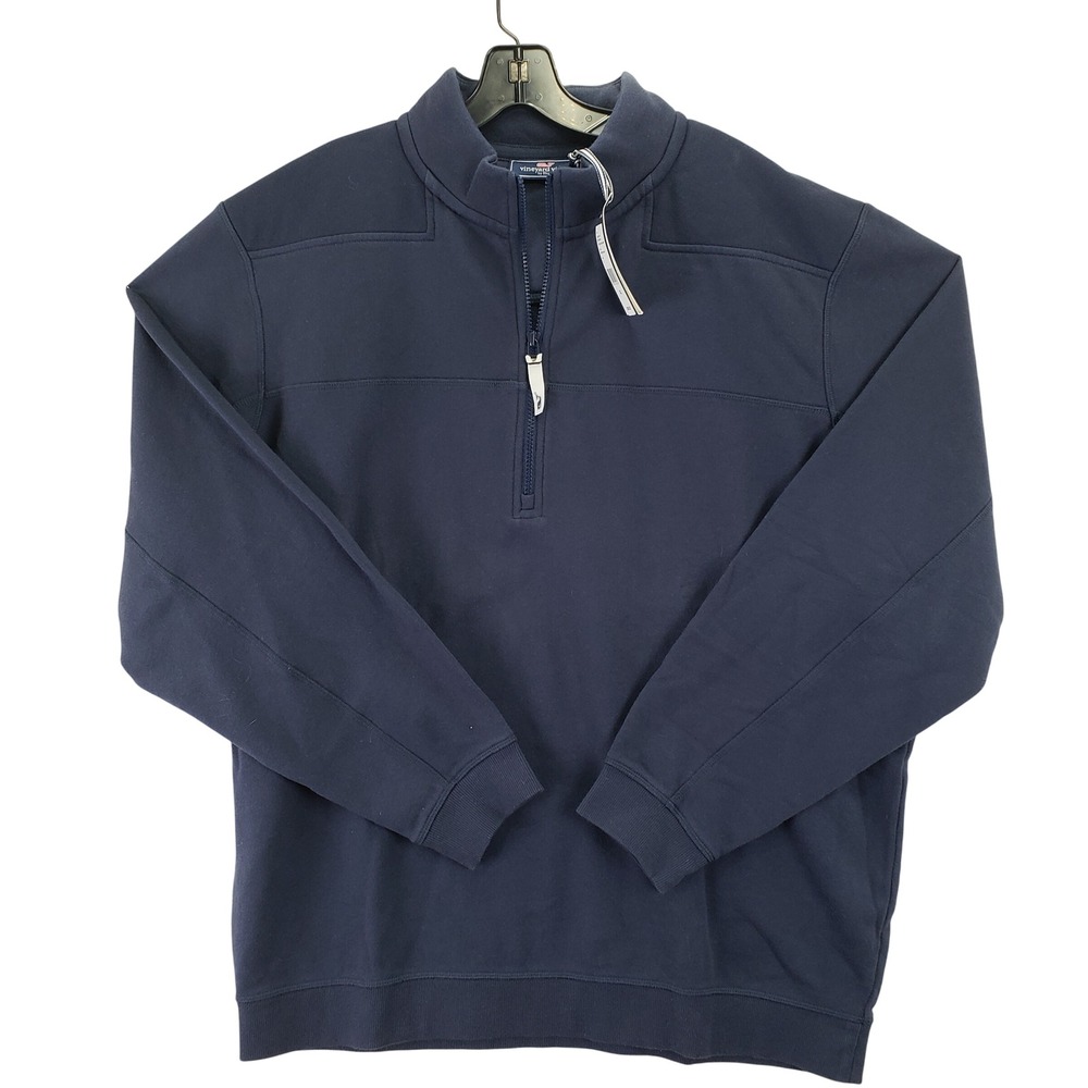 Vineyard Vines Shep Shirt Mens XL Navy NWT 1K001324 Quarter Zip Prep Tuckernuck